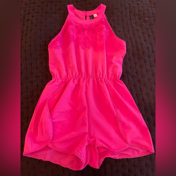 Francesca Pink Romper - Picture 1 of 3
